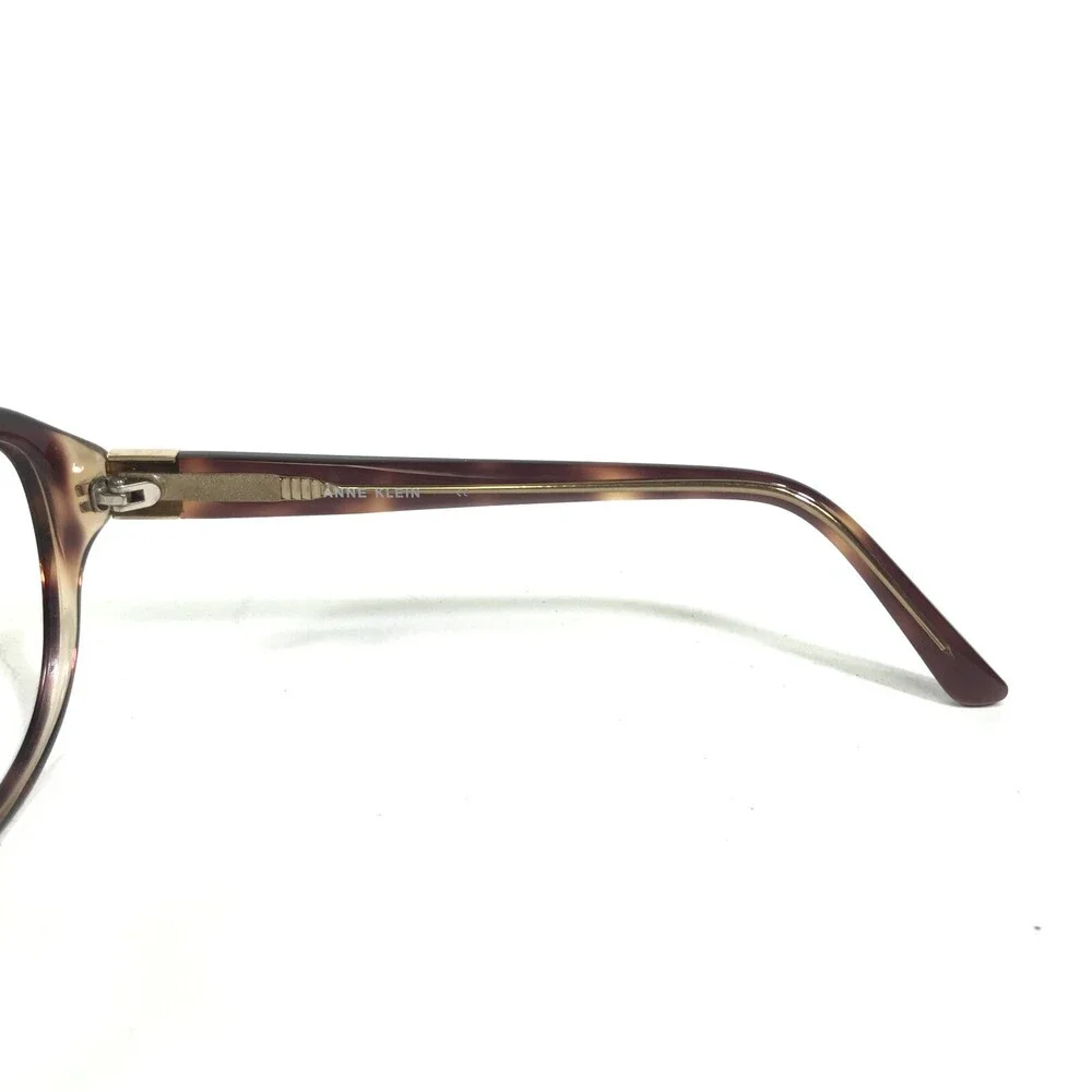 Anne Klein Eyeglasses Frames AK7030 206 MOCHA TORTOISE Round Full Rim 54-17-130